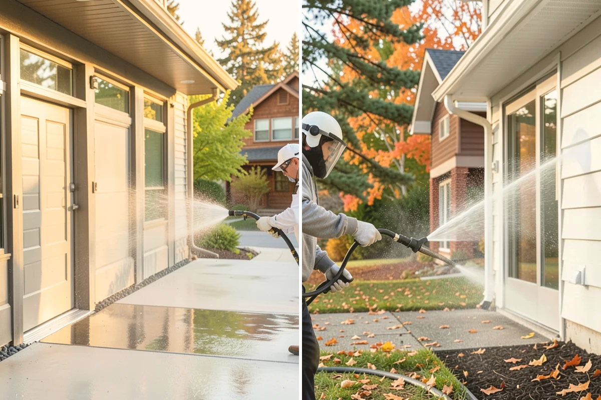 Vinyl Siding Washing in Newcastle, King County, WA - Check panel condition and seal any loose sections found