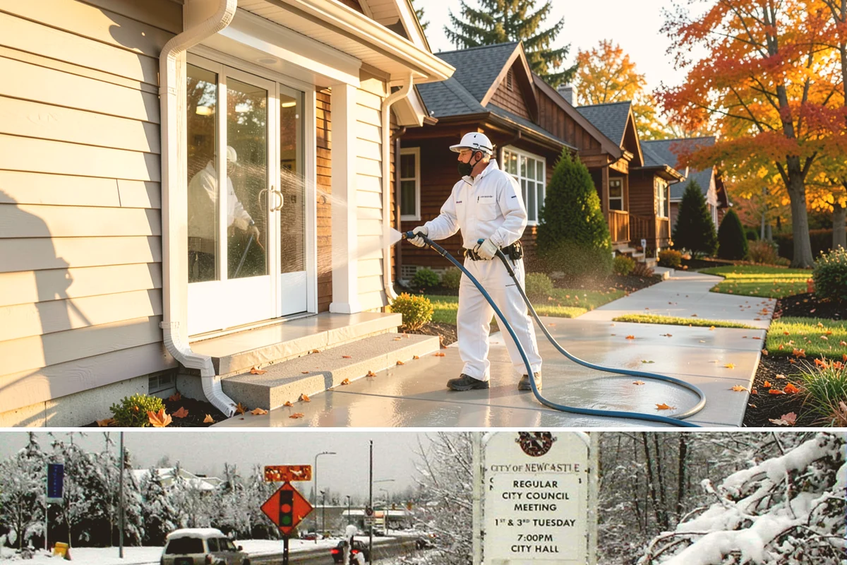 Vinyl Siding Washing in Newcastle, King County, WA - Aim for the dry summer window so the panels dry fully and algae is slower to return through fall.