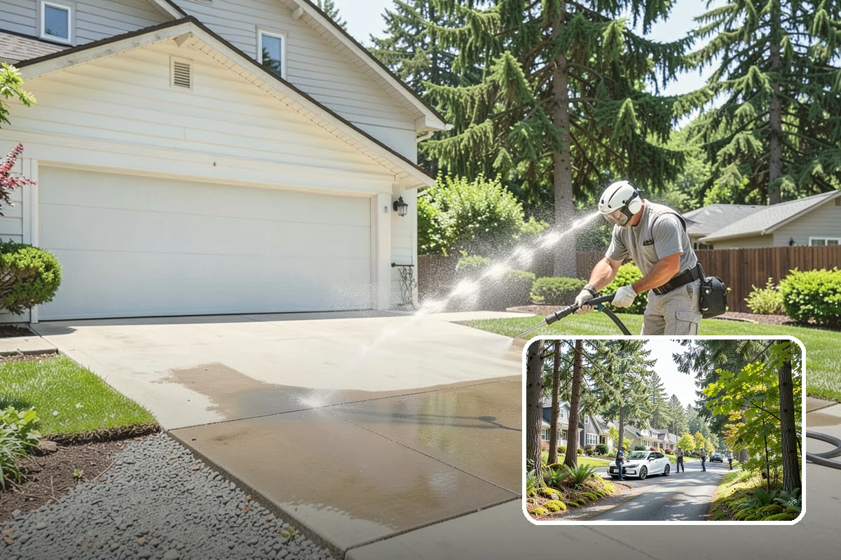 Vinyl Siding Washing in Normandy Park, King County, WA - Clears algae from grooves and overlapping seams