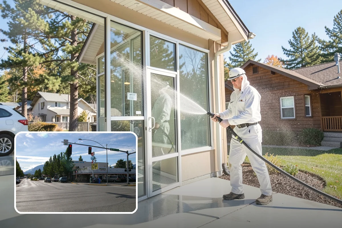 Vinyl Siding Washing in North Bend, King County, WA - Clears algae from grooves and overlapping seams