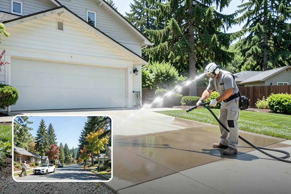 Vinyl Siding Washing in Orting, Pierce County, WA - Clears algae from grooves and overlapping seams