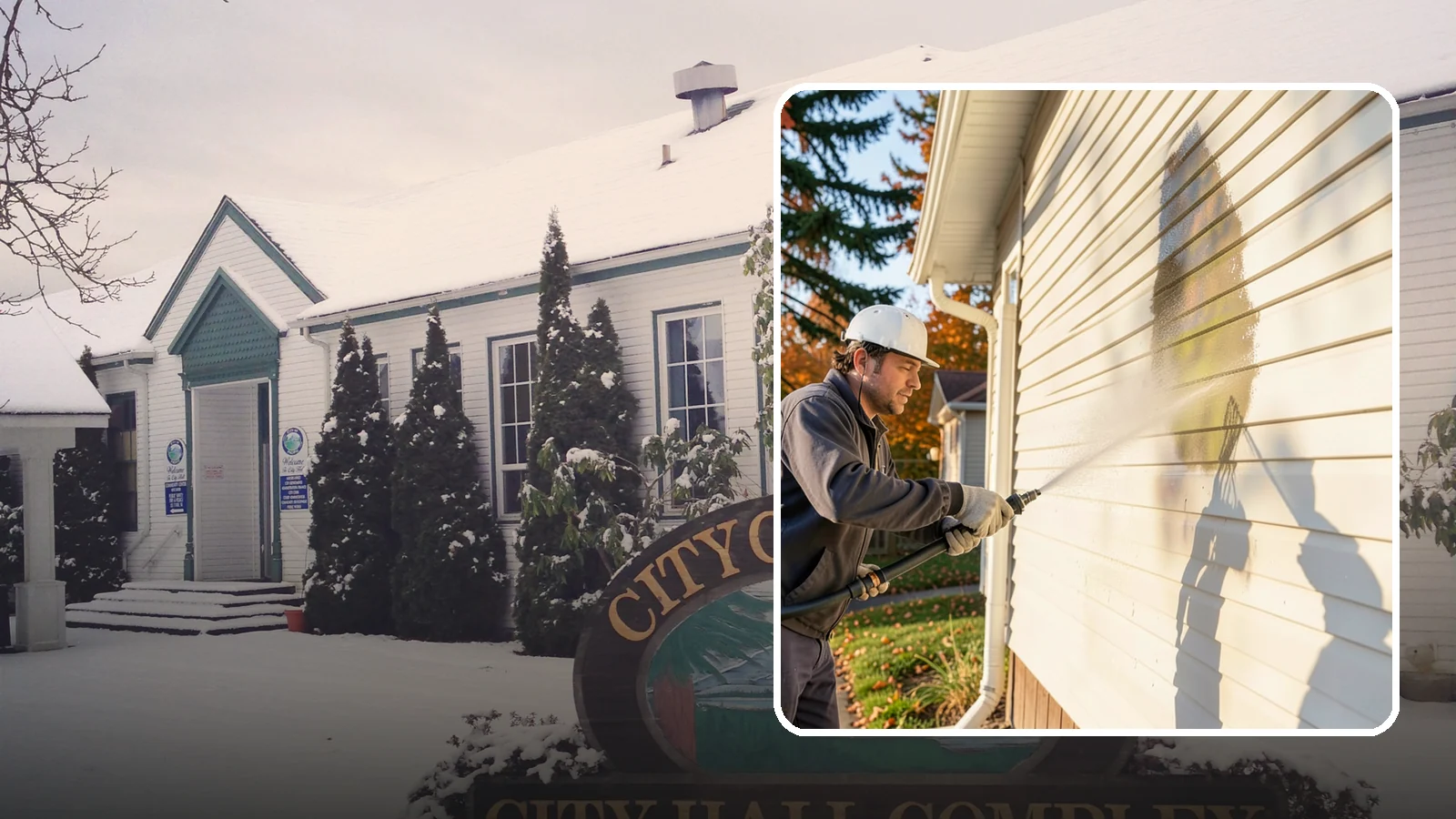 Vinyl Siding Washing in Pacific, King County, WA - Vinyl siding washing clears the chalky oxidation and green algae streaks that our wet climate leaves on panel seams and shaded...