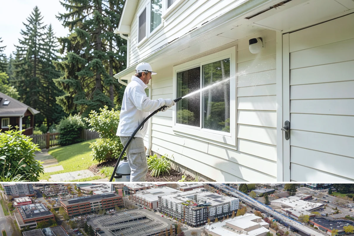 Vinyl Siding Washing in Redmond, King County, WA - Aim for the dry summer window so the panels dry fully and algae is slower to return through fall.