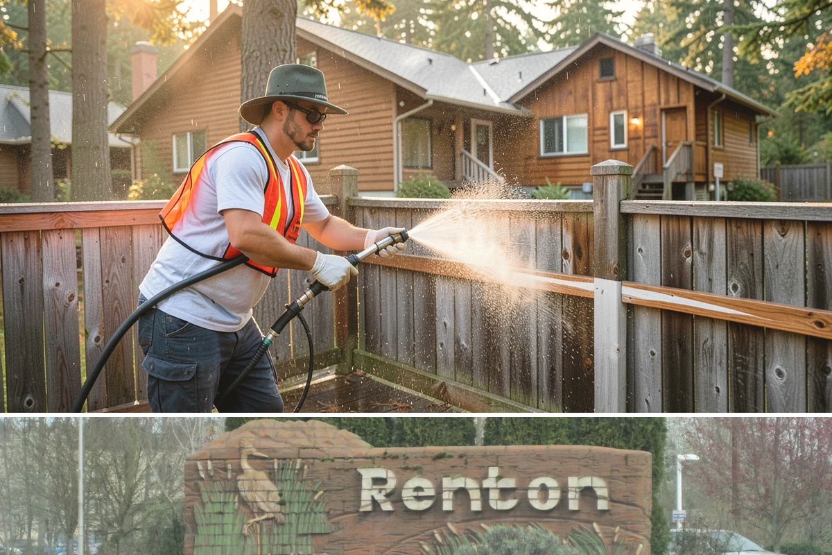 Vinyl Siding Washing in Renton, King County, WA - Aim for the dry summer window so the panels dry fully and algae is slower to return through fall.