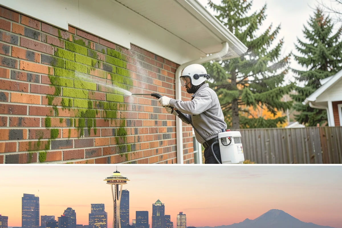 Vinyl Siding Washing in Seattle, King County, WA - Aim for the dry summer window so the panels dry fully and algae is slower to return through fall.