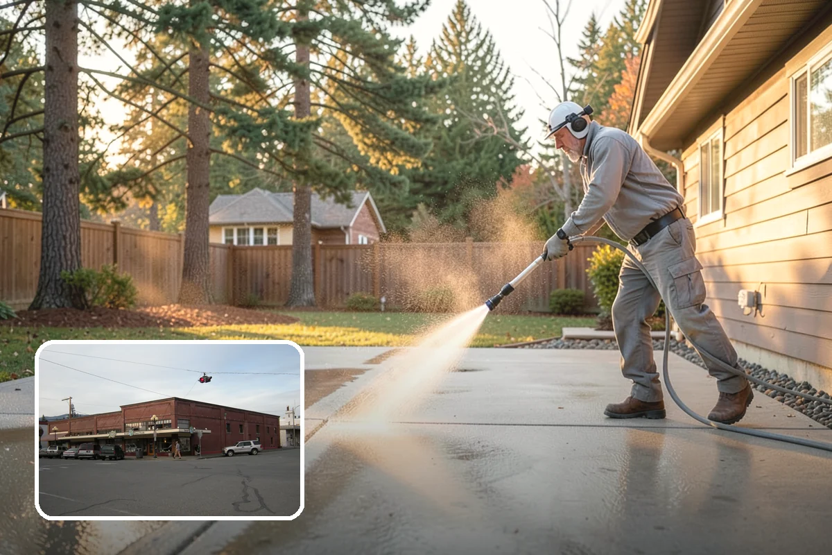 Vinyl Siding Washing in Sedro-Woolley, Skagit County, WA - Clears algae from grooves and overlapping seams