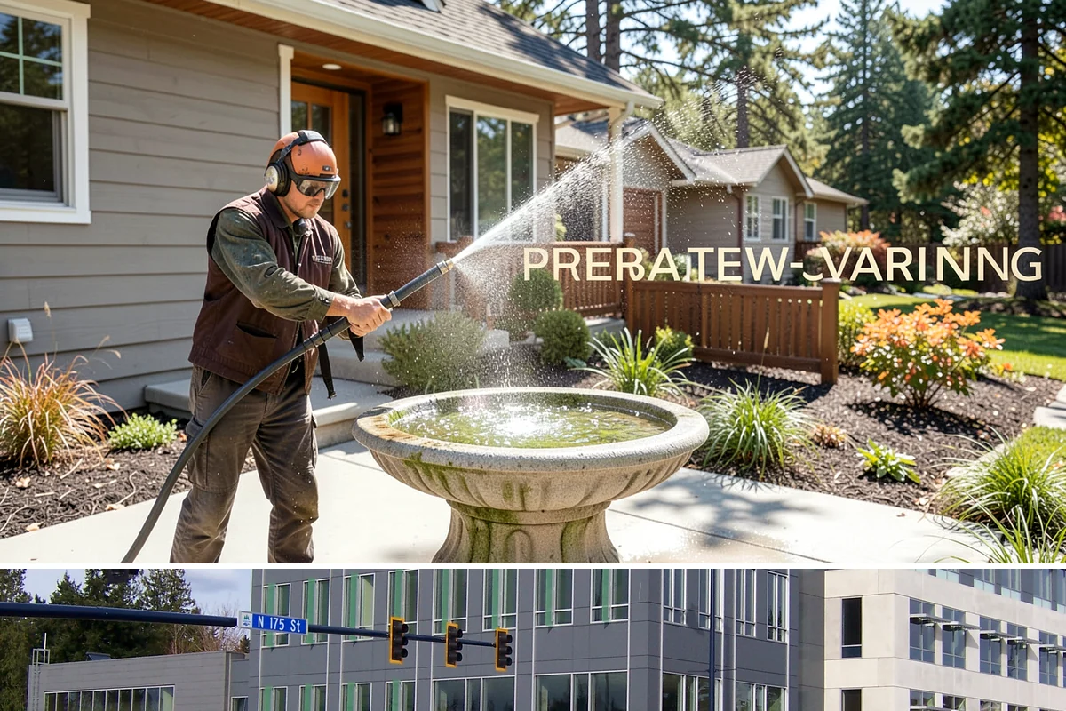 Vinyl Siding Washing in Shoreline, King County, WA - Aim for the dry summer window so the panels dry fully and algae is slower to return through fall.