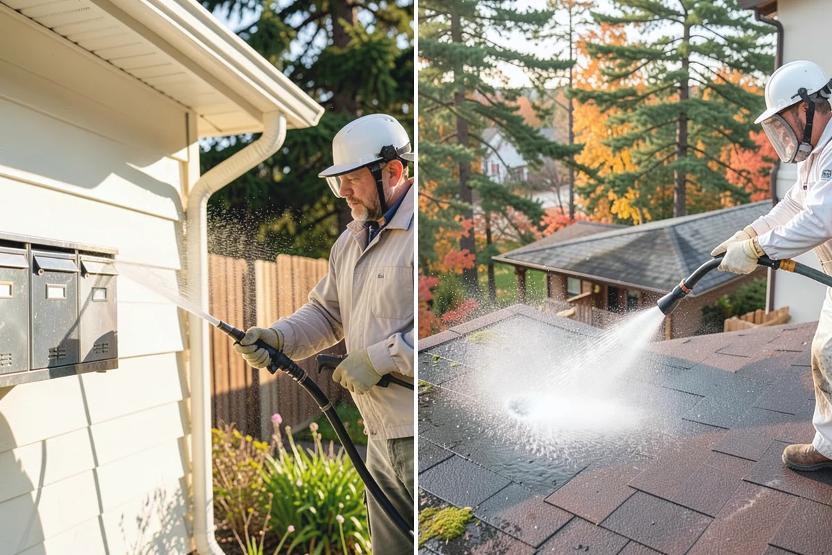 Vinyl Siding Washing in South Prairie, Pierce County, WA - Check panel condition and seal any loose sections found