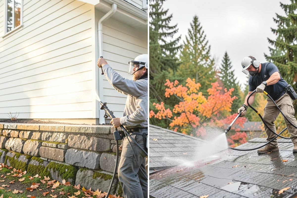 Vinyl Siding Washing in Steilacoom, Pierce County, WA - Check panel condition and seal any loose sections found