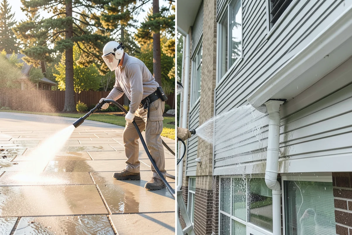 Vinyl Siding Washing in Sumner, Pierce County, WA - Check panel condition and seal any loose sections found