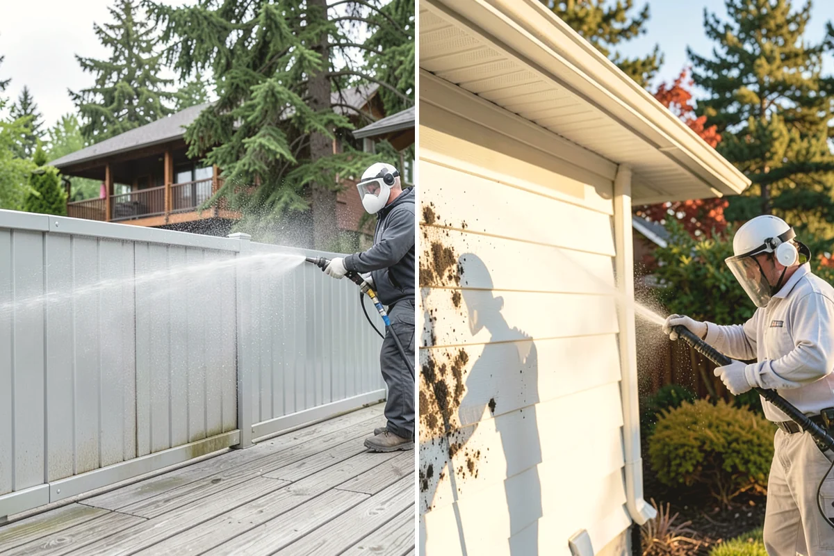 Vinyl Siding Washing in Tacoma, Pierce County, WA - Check panel condition and seal any loose sections found