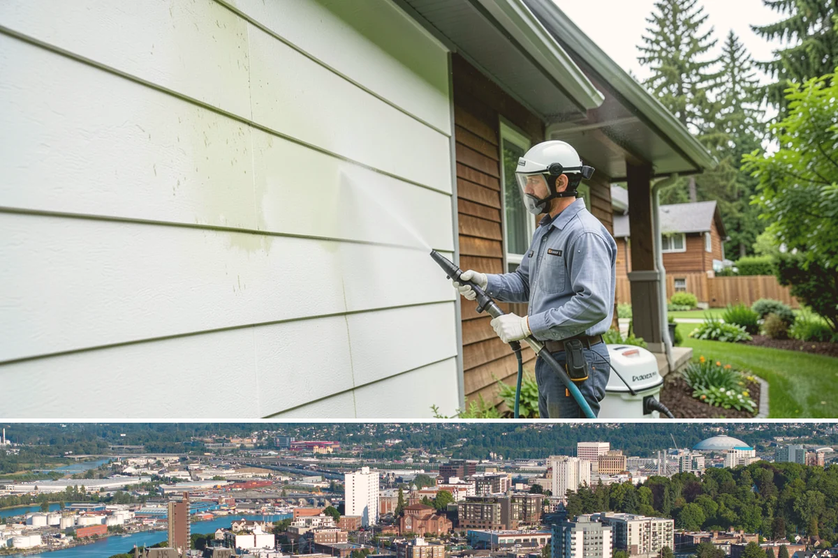 Vinyl Siding Washing in Tacoma, Pierce County, WA - Aim for the dry summer window so the panels dry fully and algae is slower to return through fall.