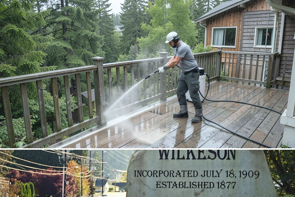 Vinyl Siding Washing in Wilkeson, Pierce County, WA - Aim for the dry summer window so the panels dry fully and algae is slower to return through fall.