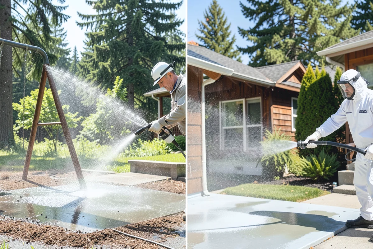 Vinyl Siding Washing in Woodinville, King County, WA - Check panel condition and seal any loose sections found