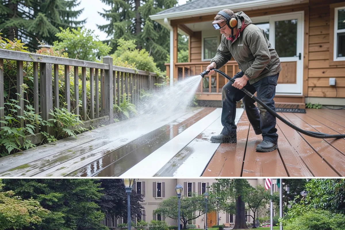 Vinyl Siding Washing in Woodinville, King County, WA - Aim for the dry summer window so the panels dry fully and algae is slower to return through fall.