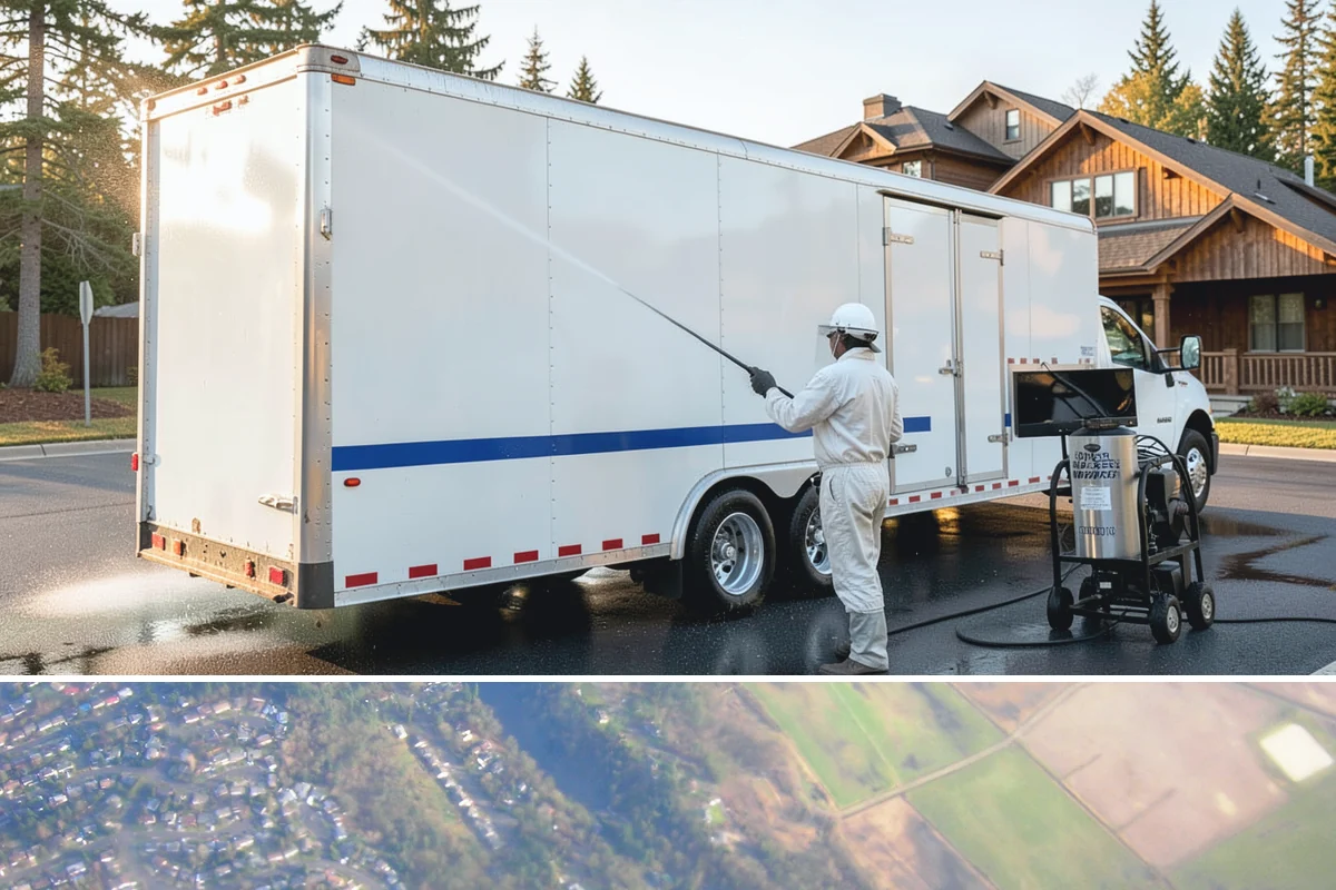 Warehouse Exterior Cleaning in Algona, King County, WA - Dry-season months from June through September are ideal for large wall spans, while dock aprons can be maintained through the wet...