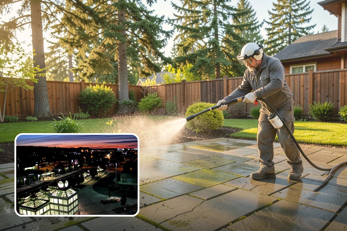 Warehouse Exterior Cleaning in Auburn, King County, WA - Removes diesel soot and road film from large wall spans efficiently