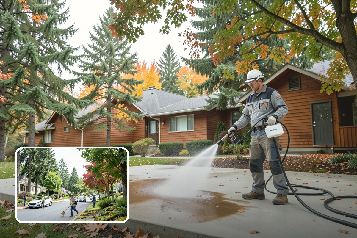 Warehouse Exterior Cleaning in Beaux Arts Village, King County, WA - Removes diesel soot and road film from large wall spans efficiently