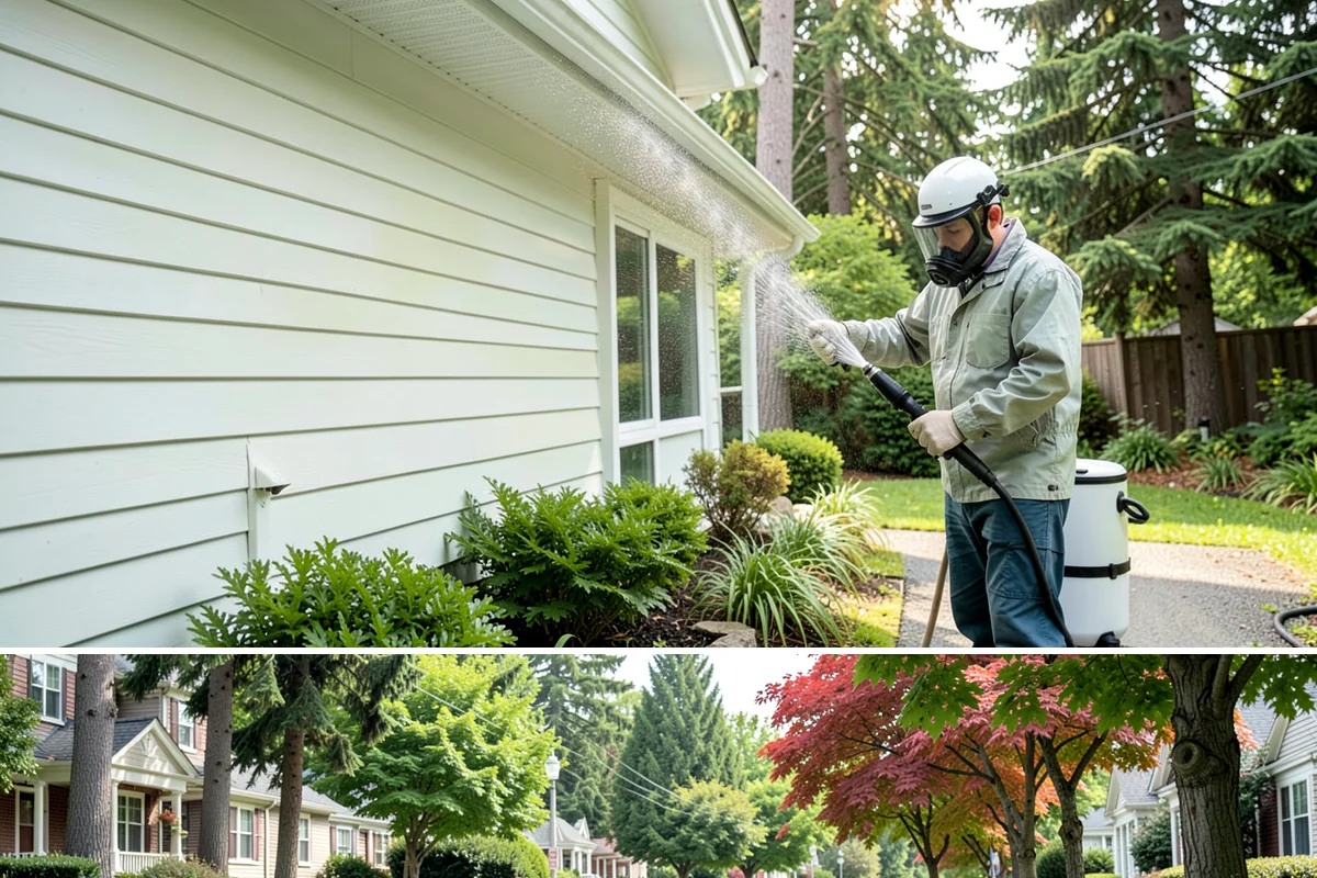 Warehouse Exterior Cleaning in Beaux Arts Village, King County, WA - Dry-season months from June through September are ideal for large wall spans, while dock aprons can be maintained through the wet...