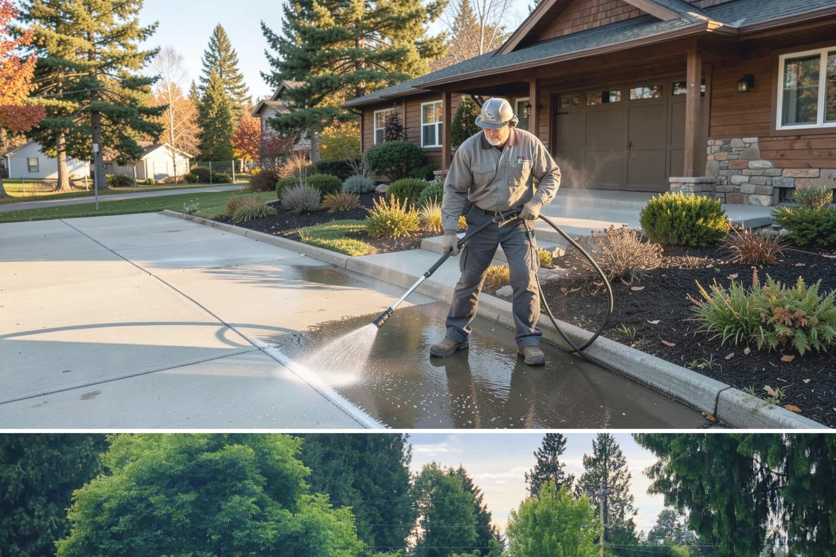 Warehouse Exterior Cleaning in Bonney Lake, Pierce County, WA - Dry-season months from June through September are ideal for large wall spans, while dock aprons can be maintained through the wet...