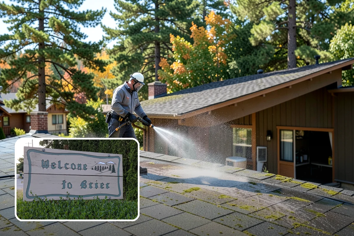 Warehouse Exterior Cleaning in Brier, Snohomish County, WA - Removes diesel soot and road film from large wall spans efficiently