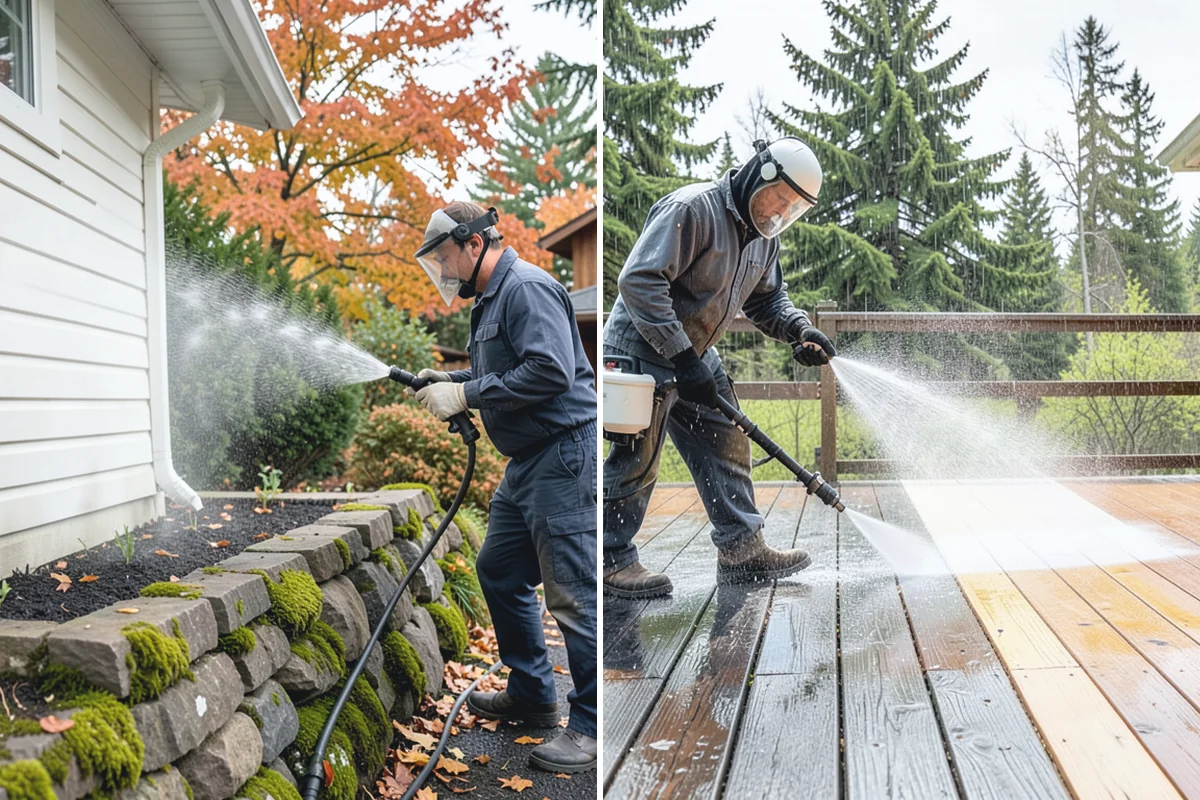 Warehouse Exterior Cleaning in Buckley, Pierce County, WA - Inspect wall systems and flag any loose panels or damaged seals