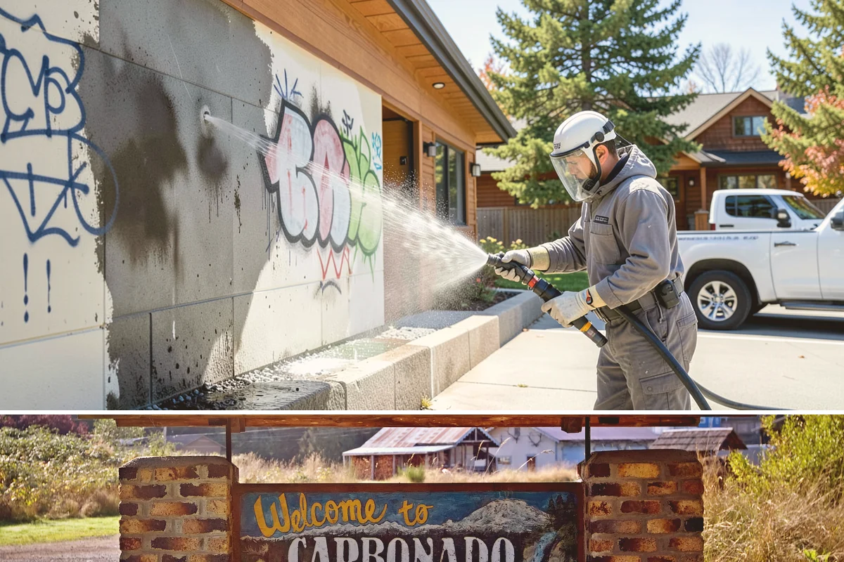 Warehouse Exterior Cleaning in Carbonado, Pierce County, WA - Dry-season months from June through September are ideal for large wall spans, while dock aprons can be maintained through the wet...