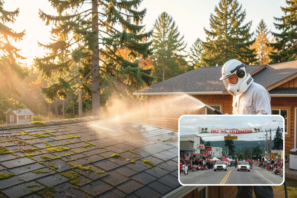 Warehouse Exterior Cleaning in Carnation, King County, WA - Removes diesel soot and road film from large wall spans efficiently