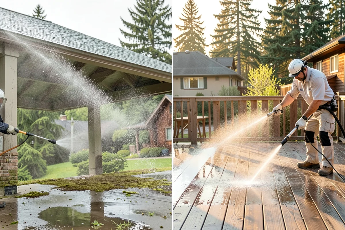 Warehouse Exterior Cleaning in Clyde Hill, King County, WA - Inspect wall systems and flag any loose panels or damaged seals