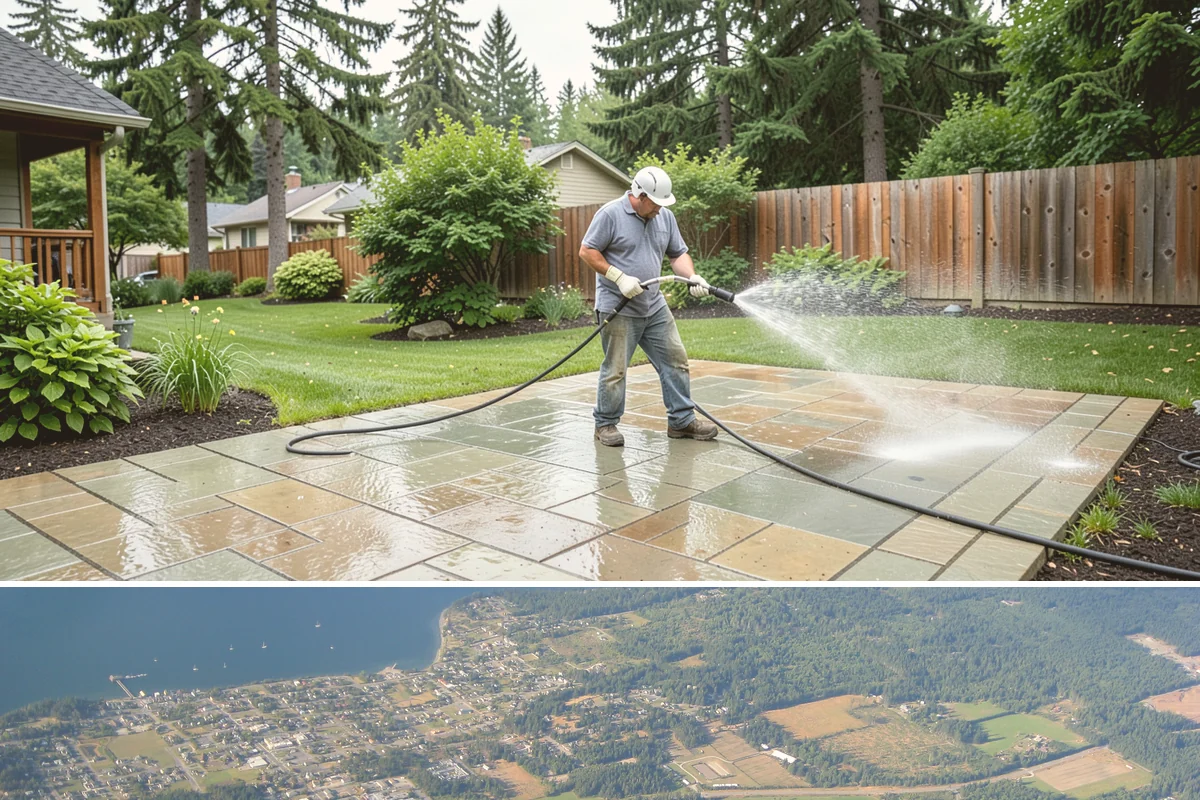 Warehouse Exterior Cleaning in Coupeville, Island County, WA - Dry-season months from June through September are ideal for large wall spans, while dock aprons can be maintained through the wet...