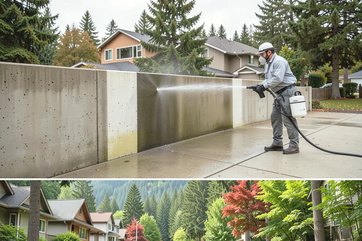 Warehouse Exterior Cleaning in Darrington, Snohomish County, WA - Dry-season months from June through September are ideal for large wall spans, while dock aprons can be maintained through the wet...