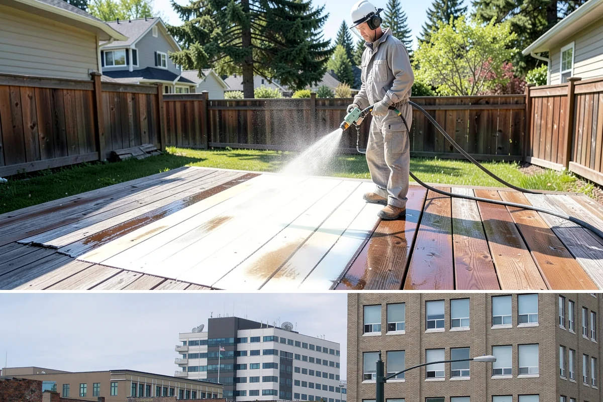 Warehouse Exterior Cleaning in Everett, Snohomish County, WA - Dry-season months from June through September are ideal for large wall spans, while dock aprons can be maintained through the wet...