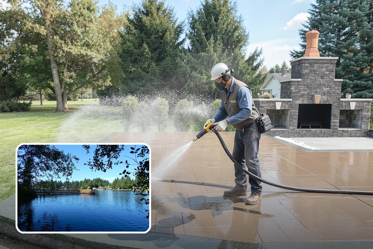Warehouse Exterior Cleaning in Federal Way, King County, WA - Removes diesel soot and road film from large wall spans efficiently