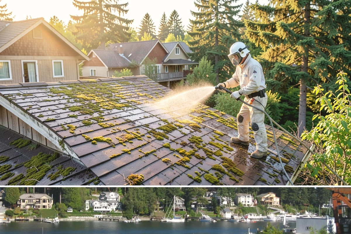 Warehouse Exterior Cleaning in Gig Harbor, Pierce County, WA - Dry-season months from June through September are ideal for large wall spans, while dock aprons can be maintained through the wet...