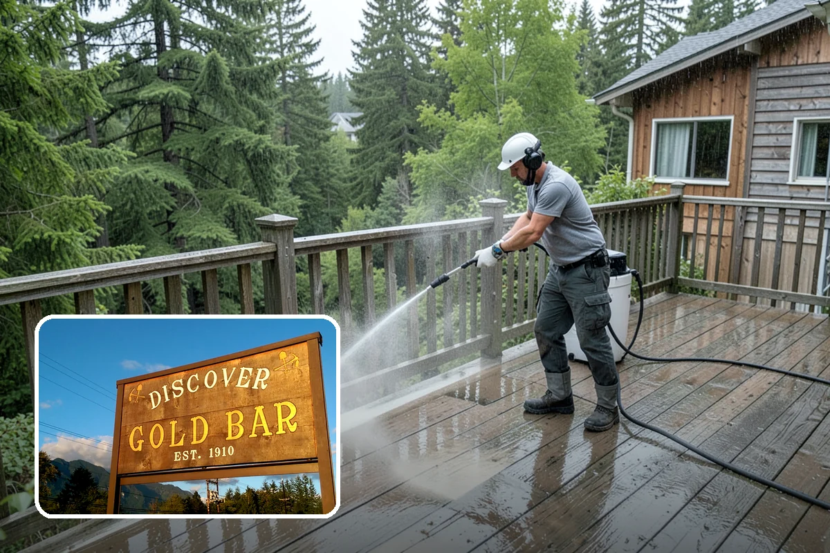 Warehouse Exterior Cleaning in Gold Bar, Snohomish County, WA - Removes diesel soot and road film from large wall spans efficiently