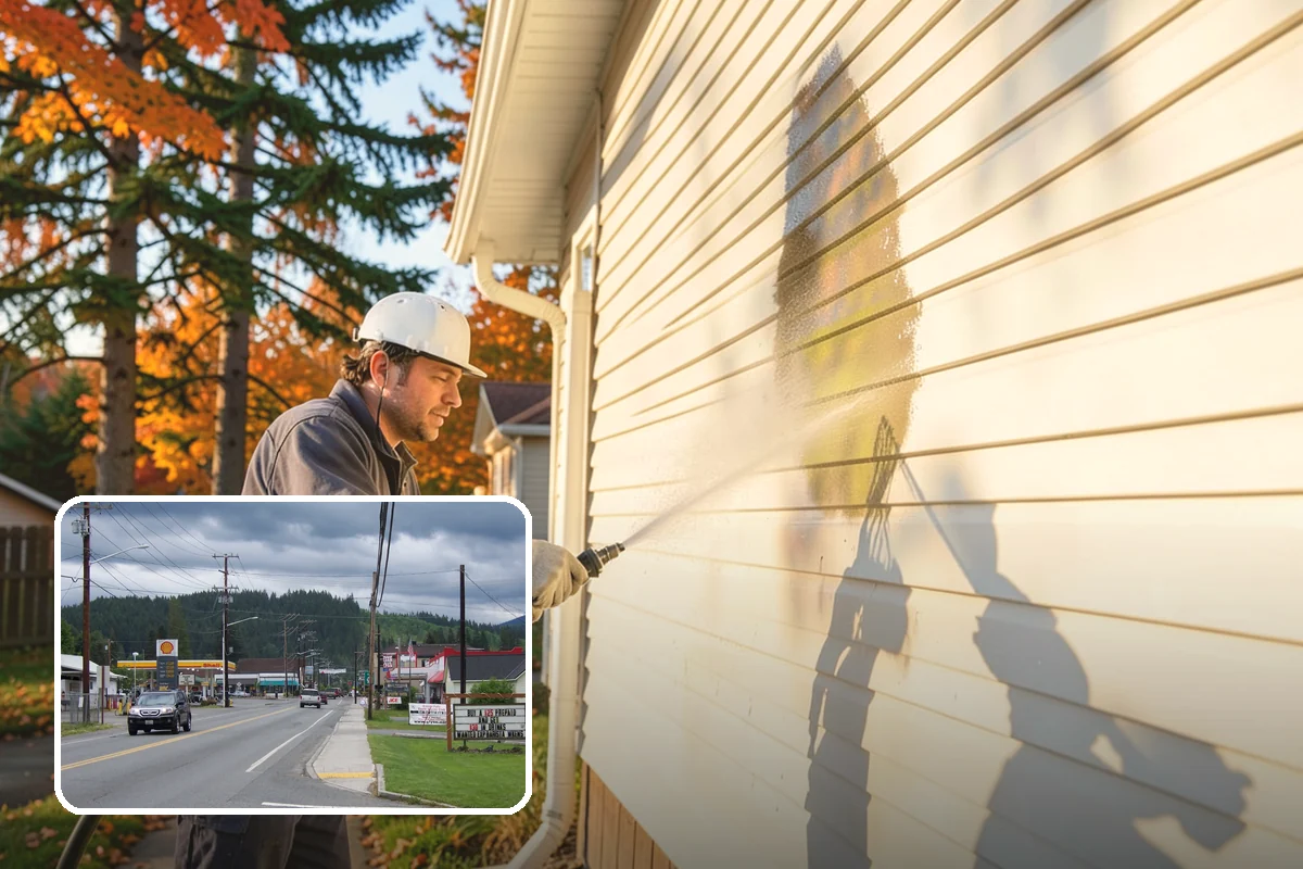 Warehouse Exterior Cleaning in Granite Falls, Snohomish County, WA - Removes diesel soot and road film from large wall spans efficiently