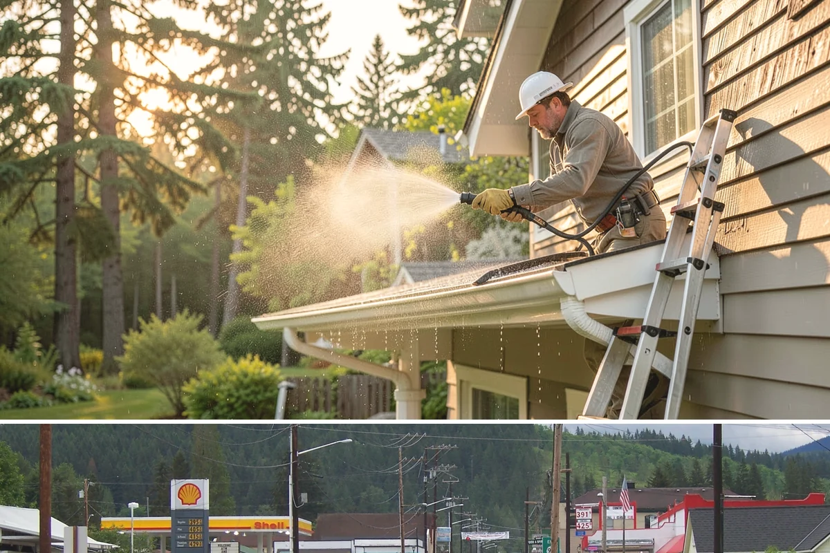 Warehouse Exterior Cleaning in Granite Falls, Snohomish County, WA - Dry-season months from June through September are ideal for large wall spans, while dock aprons can be maintained through the wet...
