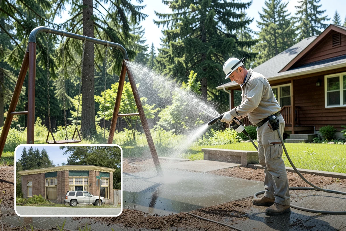 Warehouse Exterior Cleaning in Hamilton, Skagit County, WA - Removes diesel soot and road film from large wall spans efficiently