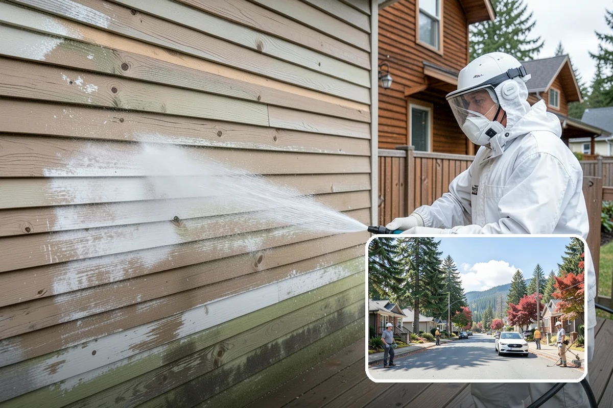 Warehouse Exterior Cleaning in Hunts Point, King County, WA - Removes diesel soot and road film from large wall spans efficiently