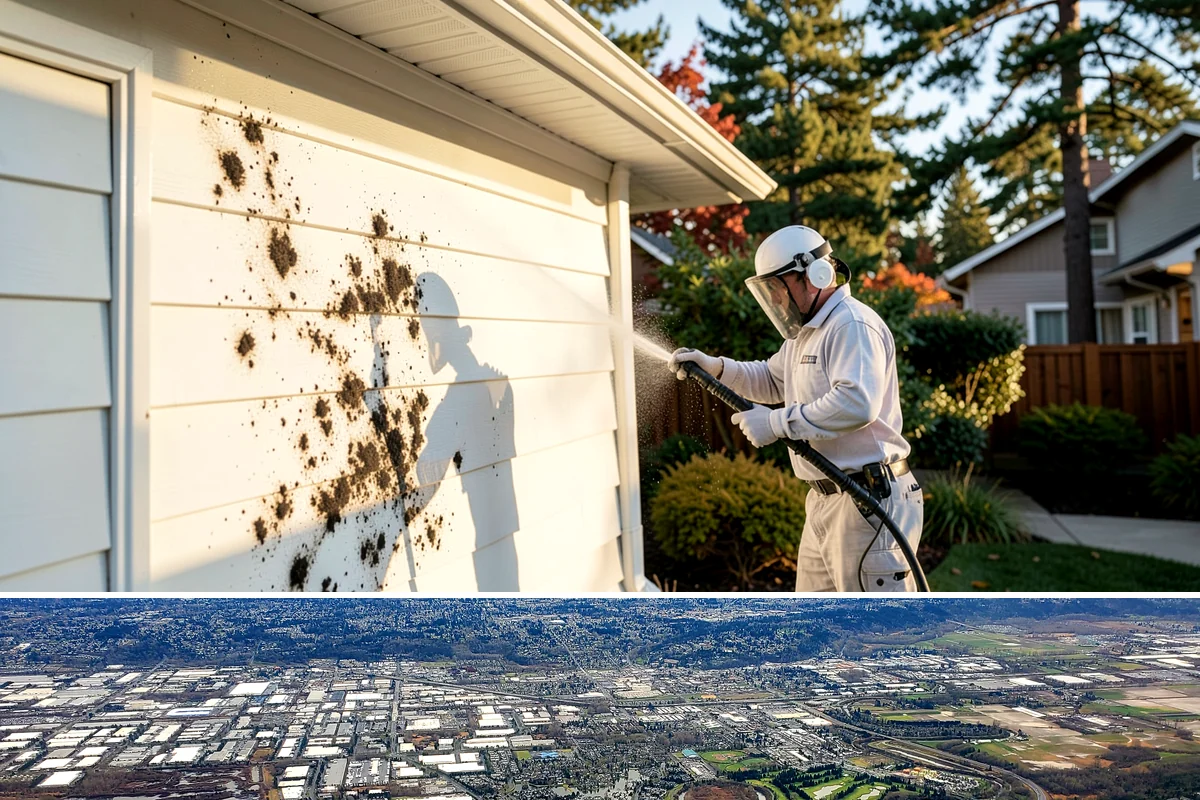 Warehouse Exterior Cleaning in Kent, King County, WA - Dry-season months from June through September are ideal for large wall spans, while dock aprons can be maintained through the wet...