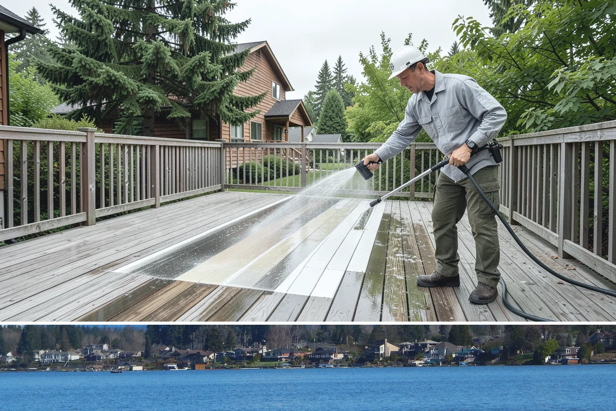 Warehouse Exterior Cleaning in Lake Stevens, Snohomish County, WA - Dry-season months from June through September are ideal for large wall spans, while dock aprons can be maintained through the wet...