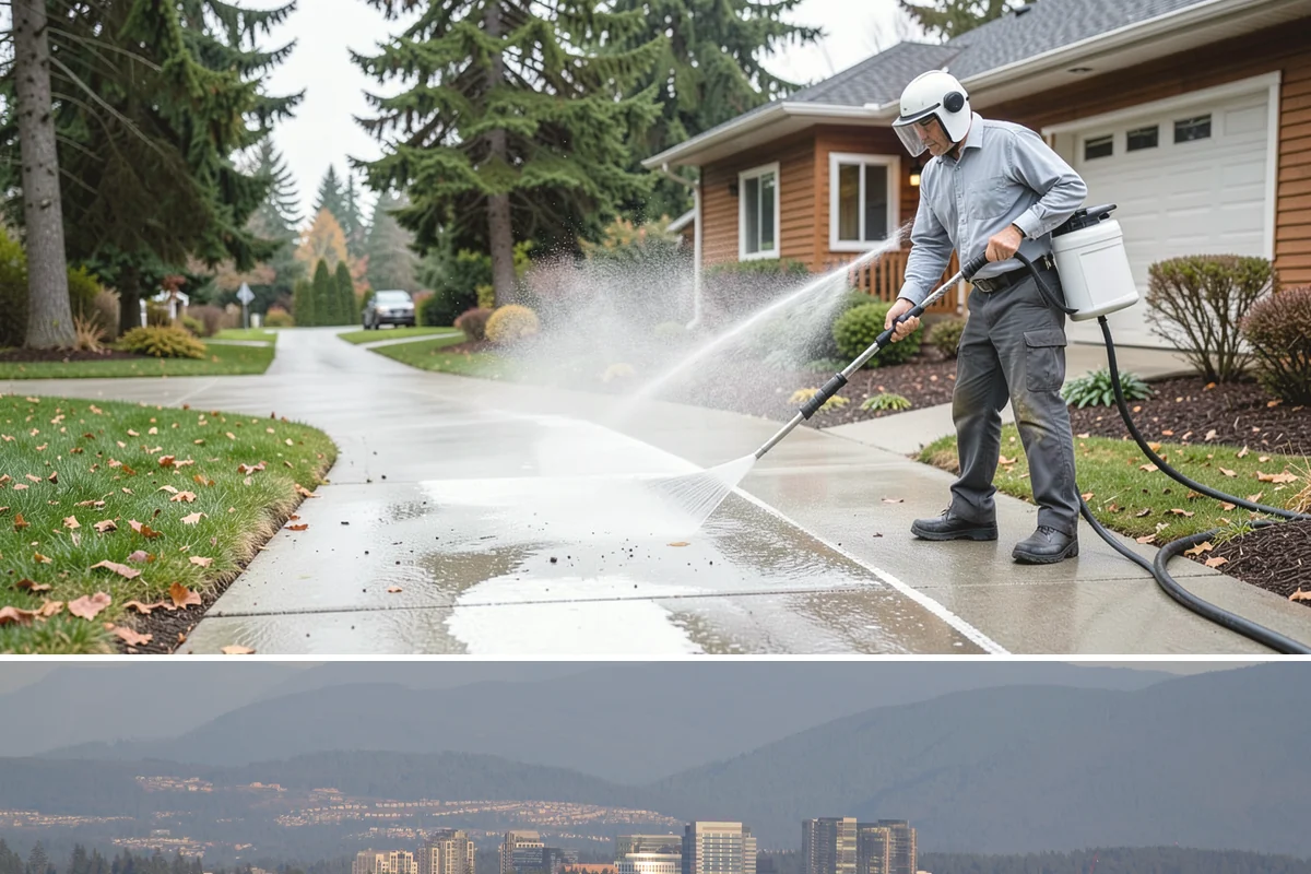 Warehouse Exterior Cleaning in Medina, King County, WA - Dry-season months from June through September are ideal for large wall spans, while dock aprons can be maintained through the wet...