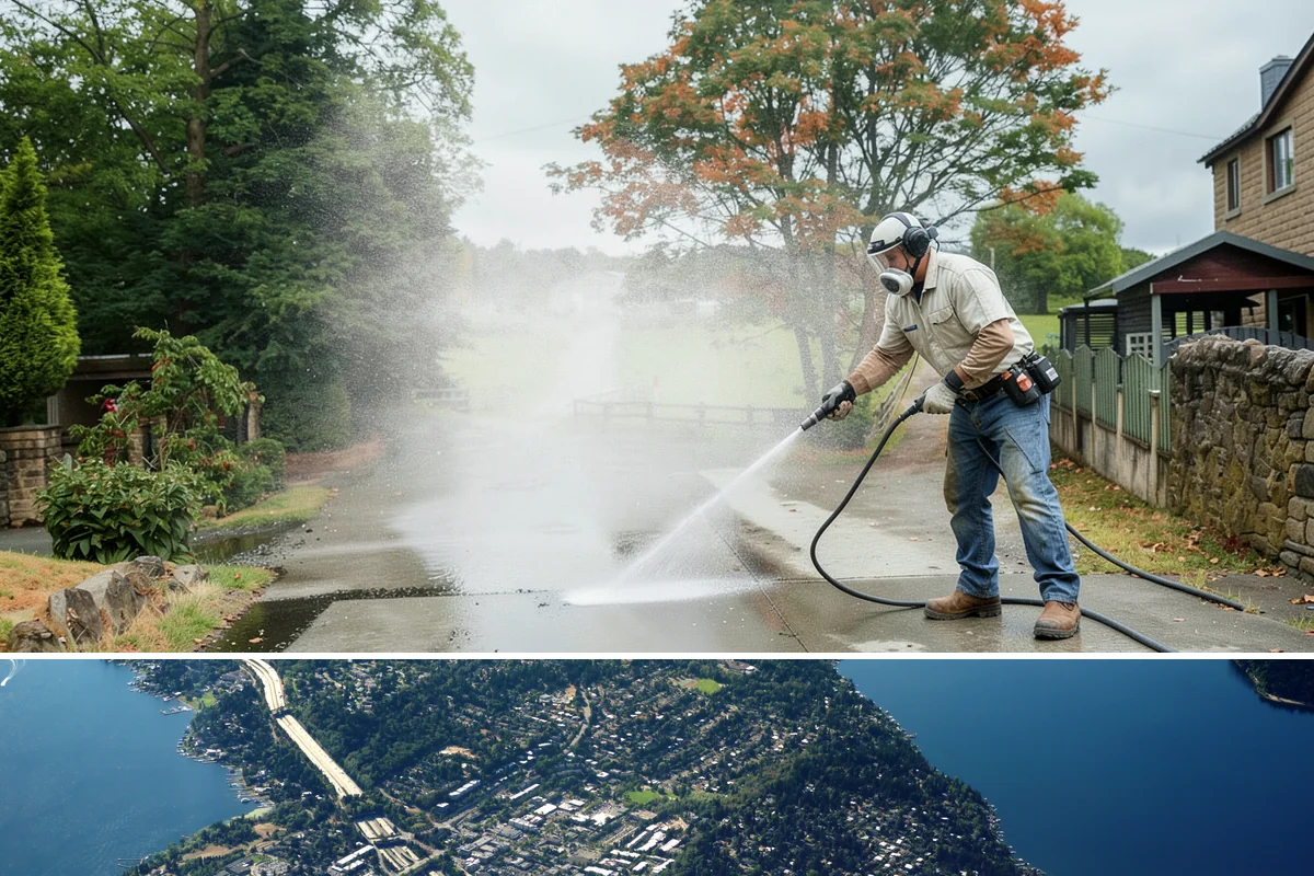 Warehouse Exterior Cleaning in Mercer Island, King County, WA - Dry-season months from June through September are ideal for large wall spans, while dock aprons can be maintained through the wet...