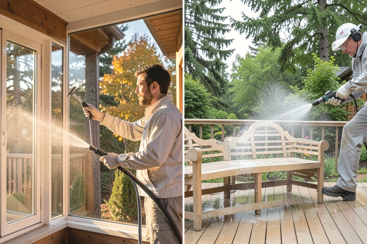 Warehouse Exterior Cleaning in Mill Creek, Snohomish County, WA - Inspect wall systems and flag any loose panels or damaged seals