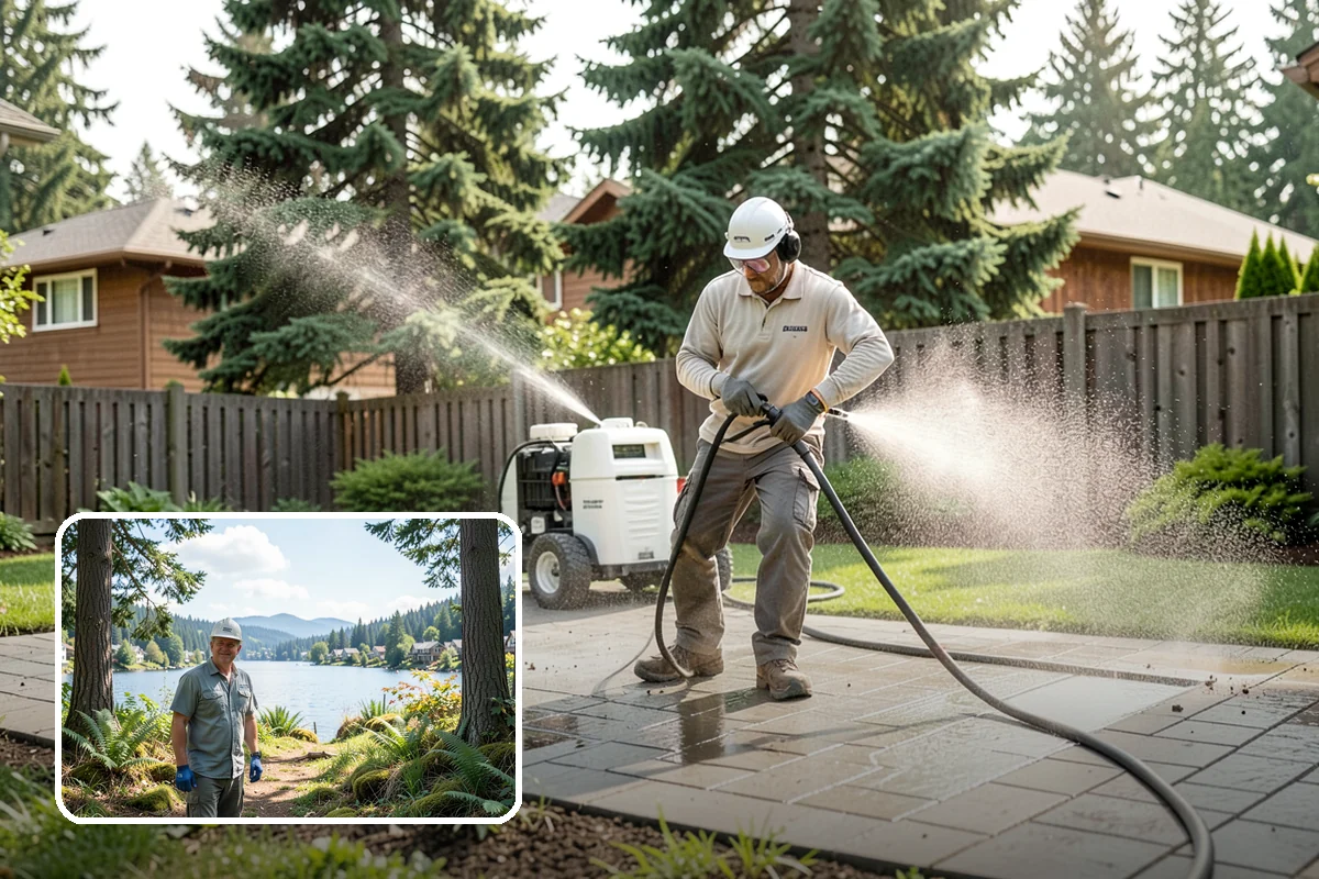 Warehouse Exterior Cleaning in Milton, King County, WA - Removes diesel soot and road film from large wall spans efficiently