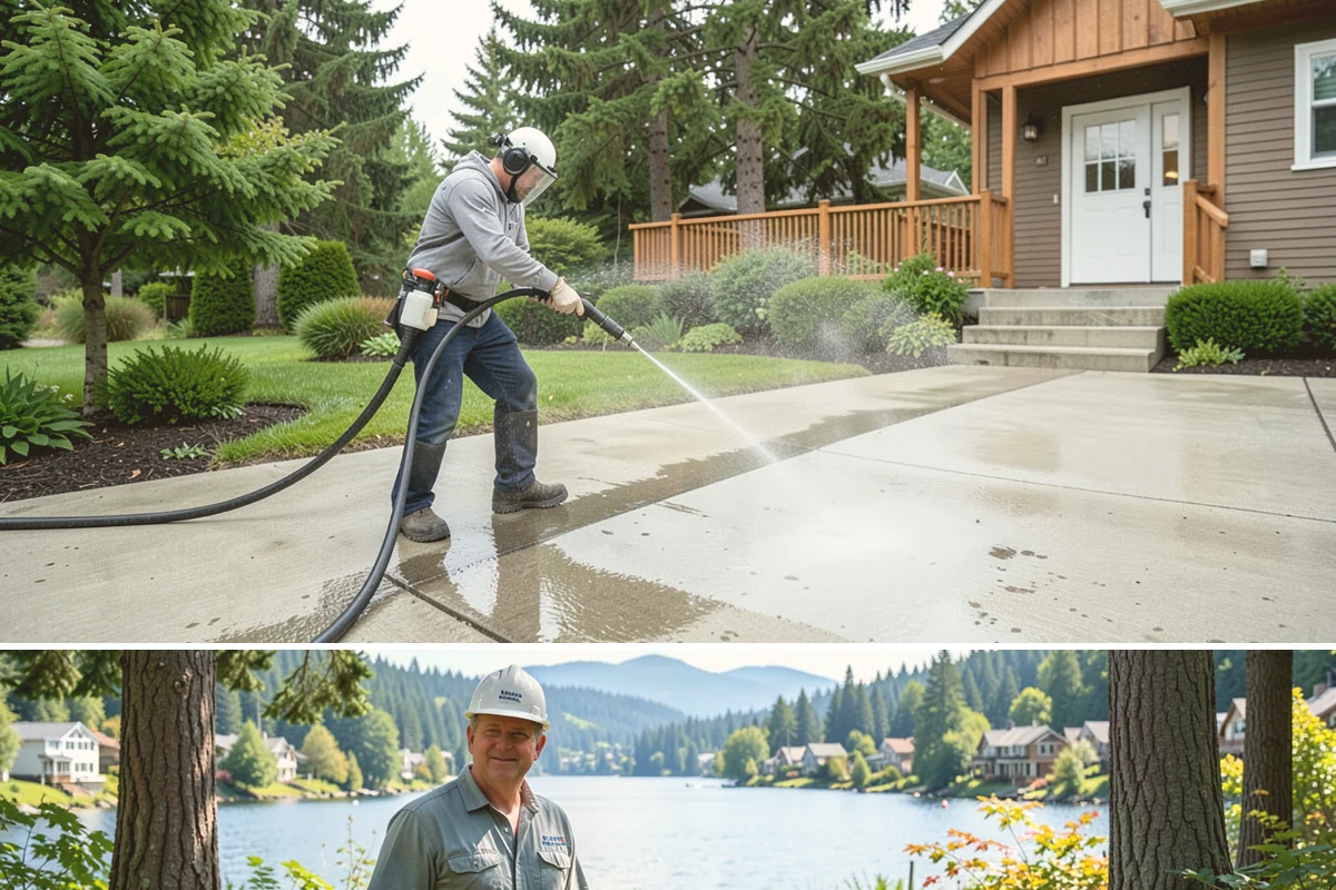 Warehouse Exterior Cleaning in Milton, King County, WA - Dry-season months from June through September are ideal for large wall spans, while dock aprons can be maintained through the wet...