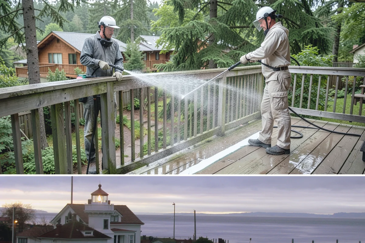 Warehouse Exterior Cleaning in Mukilteo, Snohomish County, WA - Dry-season months from June through September are ideal for large wall spans, while dock aprons can be maintained through the wet...