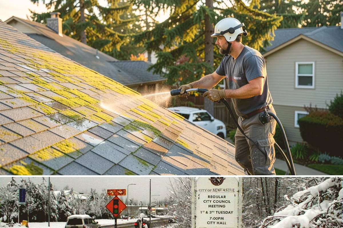 Warehouse Exterior Cleaning in Newcastle, King County, WA - Dry-season months from June through September are ideal for large wall spans, while dock aprons can be maintained through the wet...