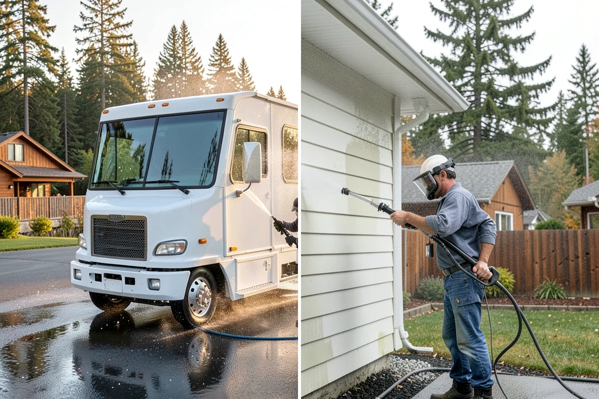 Warehouse Exterior Cleaning in Normandy Park, King County, WA - Inspect wall systems and flag any loose panels or damaged seals