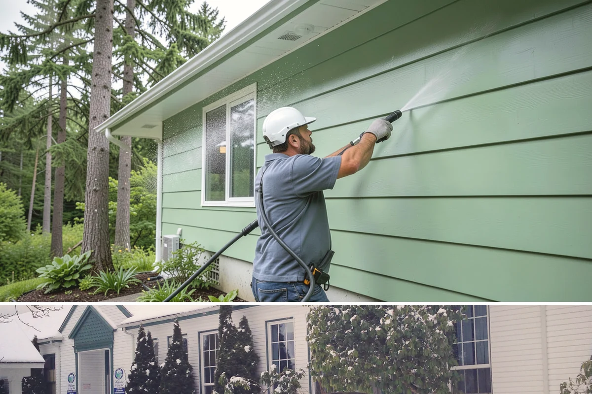 Warehouse Exterior Cleaning in Pacific, King County, WA - Dry-season months from June through September are ideal for large wall spans, while dock aprons can be maintained through the wet...